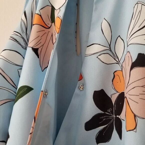 [NWOT]Theory floral print dress 10 size - Picture 6 of 8